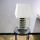 Led round end table