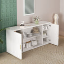 2405Wooden side cabinets with glass doors for dust prevention, modern storage display lockers for living and dining rooms and other domestic areas