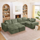 Sectional Sofa With Moveable Ottoman