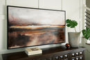 Drewland - Wall Art - Black / Brown / Orange