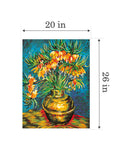 The Fritillaries Printed Tapestry Canvas for Half Stitch by Seg De Paris SE981.108