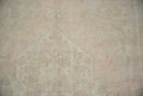 6x9.5 Vintage Distrsessed Oushak Carpet