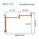 Copper Pot Filler Kitchen Faucet Deck-Mounted