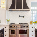 Matte Black & Brushed Gold Pot Filler Kitchen Faucet Wall-Mounted - AK98266-BLBG