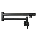 Matte Black Pot Filler Kitchen Faucet Wall-Mounted - AK98266-MB