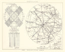 Vintage Map of the Traux field Vicinity, 1952