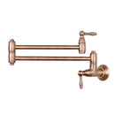 Copper Pot Filler Kitchen Faucet Wall-Mounted - AK98288C