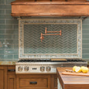 Copper Pot Filler Kitchen Faucet Wall-Mounted