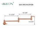 Copper Pot Filler Kitchen Faucet Wall-Mounted