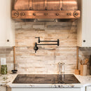 Oil Rubbed Bronze Pot Filler Kitchen Faucet Wall-Mounted - AK98288-ORB