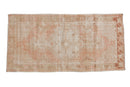 2.5x5 Vintage Distressed Oushak Rug Runner