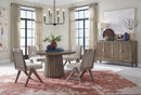 Kavanaugh - Round Dining Table - Weathered Kona Brown