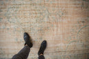 6x9.5 Vintage Distressed Oushak Carpet