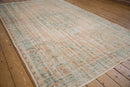 6x9.5 Vintage Distressed Oushak Carpet