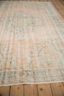 6x9.5 Vintage Distressed Oushak Carpet