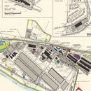 Vintage Map of Olmsted Air Force Base, 1951