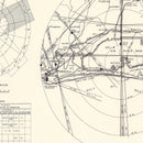 Vintage Map of the Eglin Air Force Base Vicinity, 1952
