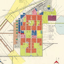 Vintage Map of Amarillo Air Force Base, 1952