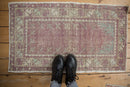 2x3.5 Vintage Distressed Oushak Rug