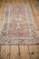 2x4 Vintage Distressed Oushak Rug Runner