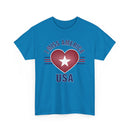 "I Miss America" Heart Unisex Heavy Cotton Tee