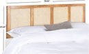 Natural Cane King Headboard with Sturdy Mango Wood