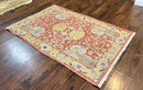 Turkish Flatweave Kilim Rug 4x6, Geometric Wool Handmade Carpet, Vintage