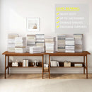 Two Person Desk With BuiltIn Bookshelf 79Inch White