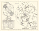 Vintage Map of the James Connally Air Force Base Vicinity, 1951