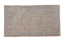 2.5x4.5 Vintage Distressed Oushak Rug