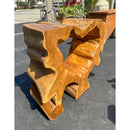 Organic Teak Erosion Console (B)
