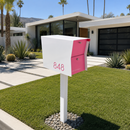 Retrobox Locking Package Dropbox in ARCTIC WHITE - Modern Mailbox