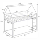 House Bunk Bed With Built In Ladder