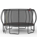 YC 14FT trampoline Pumpkin- Black Red- fframe height 90cm