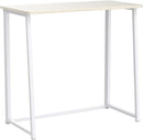 Folding Desk 31.5 Inch Oak Wood Small Space Computer Table