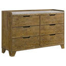 Henderson 5-piece Eastern King Bedroom Set Medium Oak