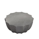 35.43' Modern Outdoor and Indoor Waterproof Coffee Table, Durable MgO Cement Design, Suitable for Terraces, Gardens, Backyards and Living Rooms ( Grey)