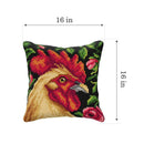 Cushion cross stitch kit "Rooster" 99018