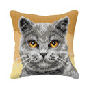 Cushion cross stitch kit British shorthair 99070