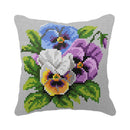 Cushion cross stitch kit "Pansies" 99090