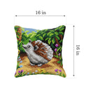 Needlepoint Cushion. Cross stitch kit  "Hedgehog" 99097