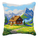 Mountain Landscape Alpine Cross Stitch Cushion Kit by Orchidea 99120
