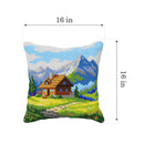 Mountain Landscape Alpine Cross Stitch Cushion Kit by Orchidea 99120