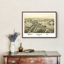 Vintage Map of Macungie, Pennsylvania 1893