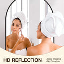 Arched Vanity Mirror 24 By 36 Inches Black Set Of Two