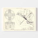 Vintage Map of the Tyndall Air Force Base Vicinity, 1952
