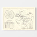 Vintage Map of the Williams Air Force Base Vicinity, 1952