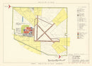 Vintage Map of Atterbury Air Force Base, 1953