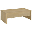 Canoga Engineered Wood Lift Top Coffee Table Light Oak