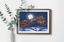 Christmas Eve Flight Counted Cross Stitch Kit by Letistitch L9959